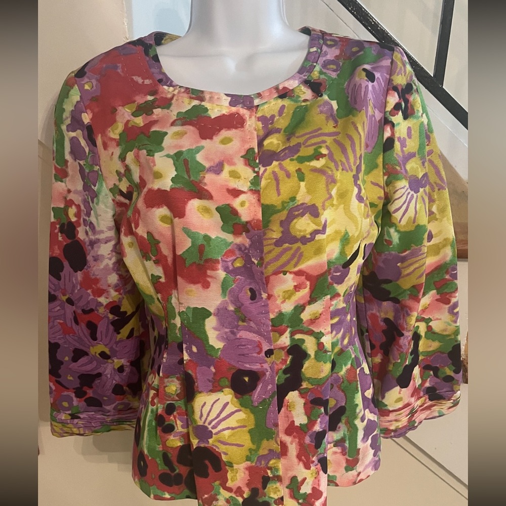 Floral blazer